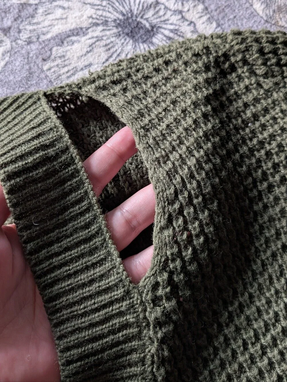 Green Knit Sweater